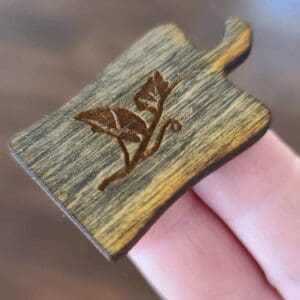 Home Adorable Wooden Dollhouse Aged And Engraved Cutting Board 2