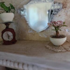 Beautiful Dollhouse Mirror Ornate Etched Venetian Mirror