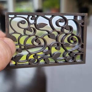 Beautiful Leaf Vine Mirror Dollhouse Miniature