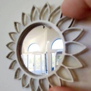 Charming Dollhouse Sunflower Mirror