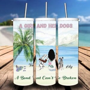 Fun A Girl And Her Dog 20Oz Tumbler