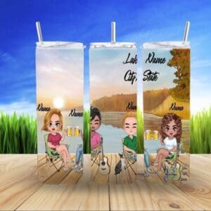 Fun Couples Drinking Beer 20Oz Tumbler*