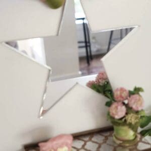 Unique Dollhouse Miniature Star Mirror