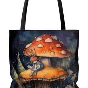 Unique Mushroom Tote Bag (Aop)