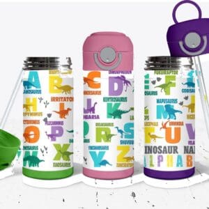 Adorable Dino Big Kids Tumbler