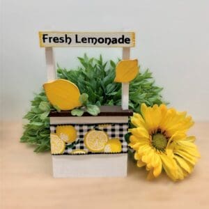Home Lemonade Tiered Tray Decor, Lemonade Stand