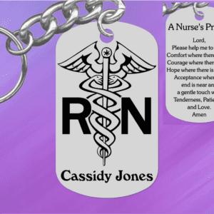 Nursing Keychain Nurse Prayer