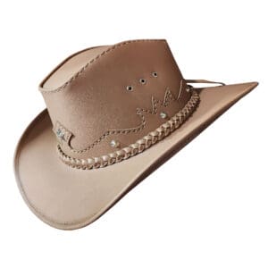 Home Western Icon Cowboy Tan Leather Hat