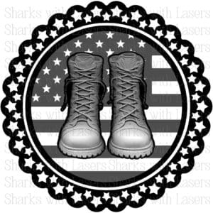 Depth Map/Stl Boots On The Ground
