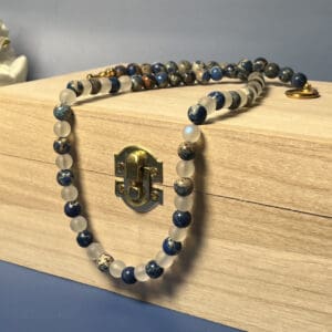 Blue Sodalite Stone Necklace