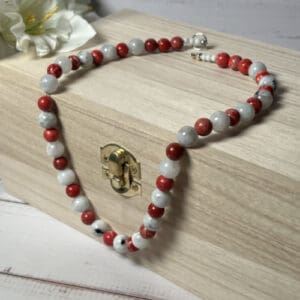 Citrine And Jasper Necklace