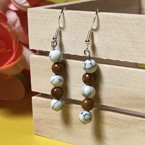 Brown Cat’s Eye Earrings