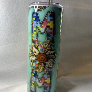 Mom Autism Tumbler