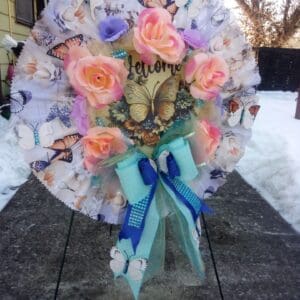 Fabulous All Occasion Spring Fan Wreath