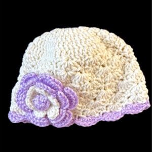 Adorable Crochet Baby Hat Size 6-12 Months