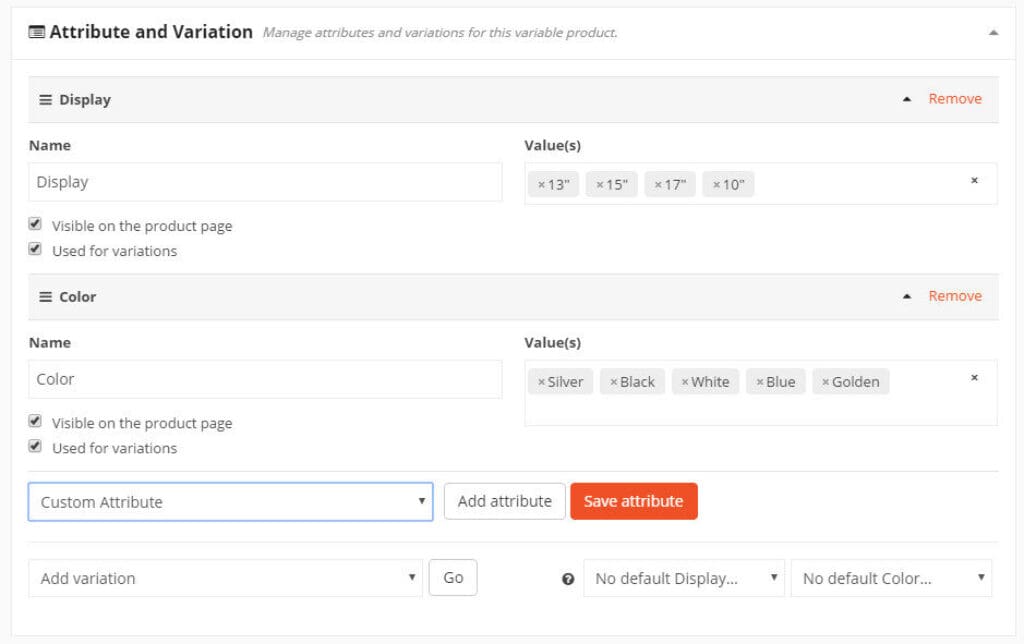 Variable Products Creating-Attributes-Variables