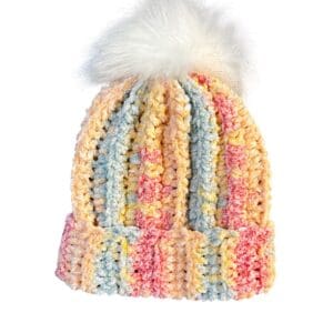 Adorable Soft Crochet Baby Hat Size Newborn