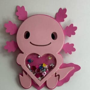 Axolotl Shaker Cake Toppers