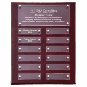 Rosewood High-Lustr Plaque