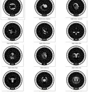 Home Depth Image Digital Download Zodiac Collection
