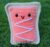 Large Crochet Toaster Pastry Plush – Soft Handmade Amigurumi