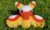 Crochet Candy Corn Bat Plush – Handmade Amigurumi
