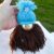 Cute Handmade Blue Gnome Head Ornament