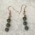 Turquoise Agate Beaded Earrings
