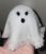 Handmade White Resin Ghost