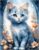 Pretty Kitty Cross Stitch Pattern by A Cross Stitch Pattern