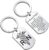 Custom Stainless Steel Nursing Keychain